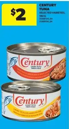 Real Canadian Superstore Century tuna selected varieties offer