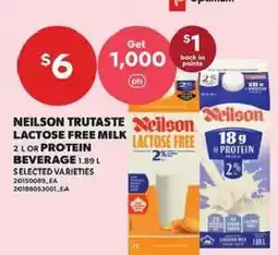 Loblaws Neilson lactose free milk offer