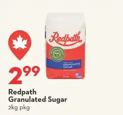Longo's Redpath Granulated Sugar offer