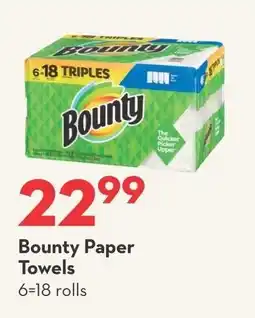 Longo's Bounty Paper Towels offer