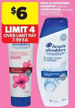 Real Canadian Superstore Head & Shoulders shampoo conditioner offer
