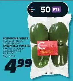 IGA Green bell peppers offer
