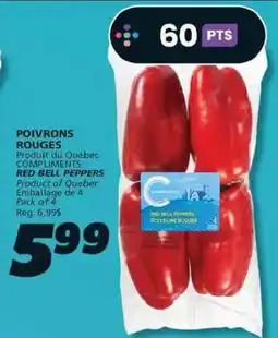 IGA Red bell peppers offer