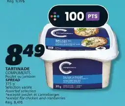 IGA Compliments tartine offer