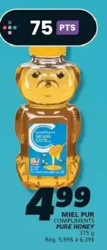 IGA Compliments miel pur offer