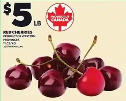 Loblaws Red cherries offer