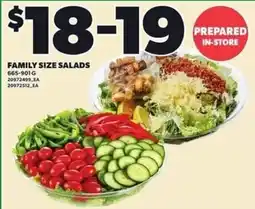 Loblaws Family size salads offer