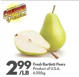 Longo's California pears fresh bartlett pears offer