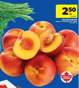 Real Canadian Superstore Yellow Peaches offer
