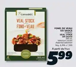 IGA Canabec veal stock or sauce offer