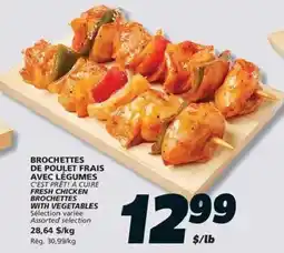 IGA Fresh Chicken Brochettes with Vegetables offer