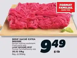 IGA Lean ground beef offer
