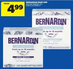 Real Canadian Superstore Bernardin snap lids offer