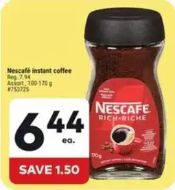Giant Tiger Nescafe instant coffee offer