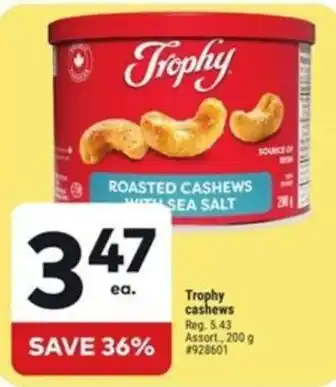 Trophy cashews