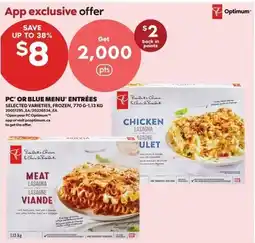 Real Canadian Superstore PC or Blue Menu entrées offer