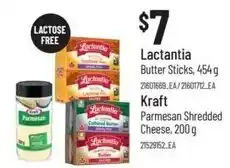 Real Canadian Superstore Lactantia butter sticks kraft parmesan shredded cheese offer