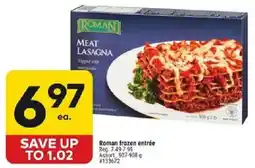 Giant Tiger Roman meat lasagna offer