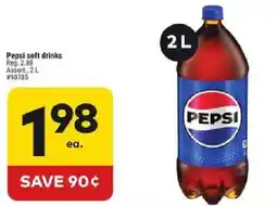 Giant Tiger Pepsi soft drinks offer