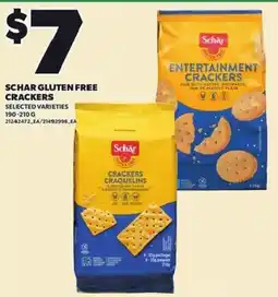Loblaws Schar gluten free crackers offer