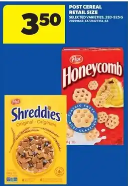 Real Canadian Superstore Post cereal offer