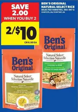 Real Canadian Superstore Ben's Original Natural Select Rice offer
