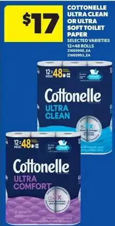 Real Canadian Superstore Cottonelle ultra clean or ultra soft toilet paper offer