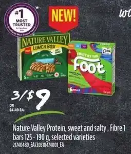 Loblaws Nature Valley Protein sweet and salty Fibre 1 bars offer