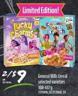 Loblaws General Mills Cereal selected varieties offer