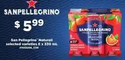 Loblaws San Pellegrino Naturali selected varieties offer