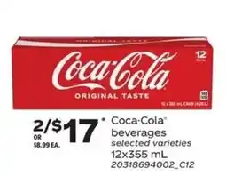 Loblaws Coca-Cola beverages offer