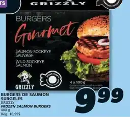 IGA Grizzly burgers gourmet saumon sockeye sauvage offer
