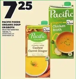 Loblaws Pacific foods organic soup or broth offer