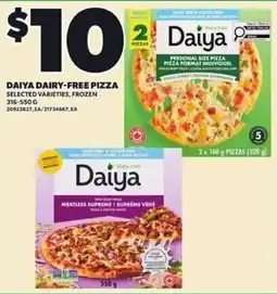 Loblaws Daiya dairy-free pizza offer