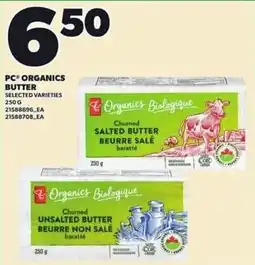 Loblaws PC Organics butter offer