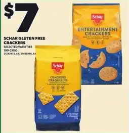 Loblaws Schar gluten free crackers offer