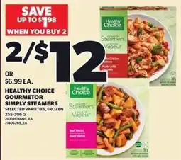 Loblaws Healthy Choice Gourmet Simply Steamers offer