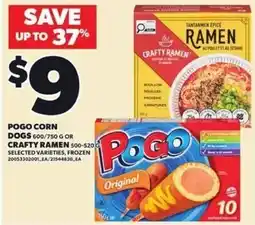 Loblaws Pogo corn dogs offer