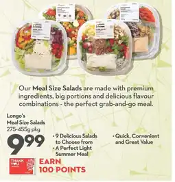 Longo's Longo's Meal Size Salads offer