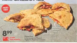 Longo's Stone-oven calzones offer