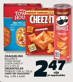 IGA Kellogg's Town House or Cheez-it or Pringles offer
