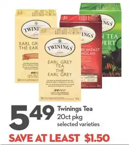 Longo's Twinings Tea offer