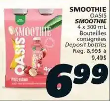 IGA Oasis smoothie offer
