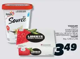 IGA Yoplait source yogurt offer