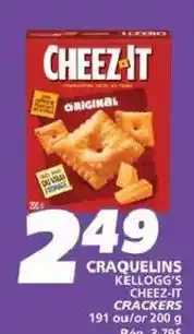 IGA Cheez-it original crackers offer