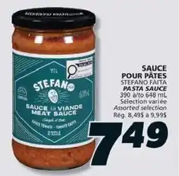 IGA Stefano pasta sauce offer