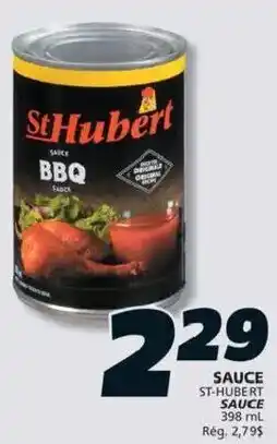 IGA St Hubert sauce bbq sauce offer