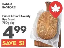 Longo's Prince Edward County Rye Bread offer