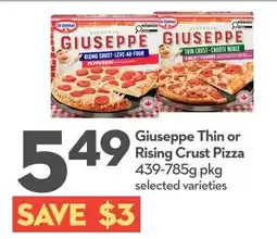 Longo's Giuseppe Thin or Rising Crust Pizza offer