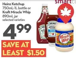 Longo's Heinz ketchup kraft miracle whip offer